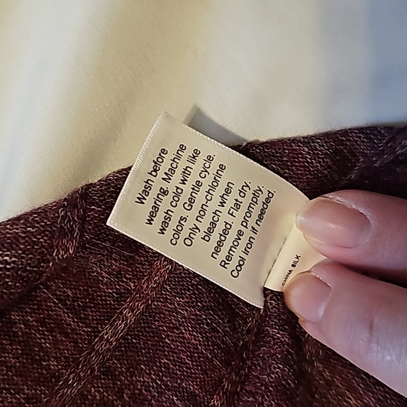 NWT Sonoma Maternity Maroon Sweater XL-Maternity - Picture 6 of 8